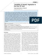 Spatio-Temporal Variability of Aquatic Vegetation in Taihu Lake Over The Past 30 Years