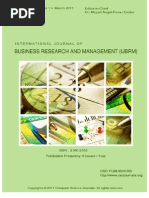 Download International Journal of Business Research and Management IJBRM Volume 2 Issue 1 by AI Coordinator - CSC Journals SN55705400 doc pdf