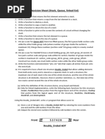 Revision Sheet (Stack, Queue, Linked List)