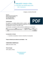 Propuesta para El Suministro de Refrigerantre 134a C.C. Caribe Plaza.