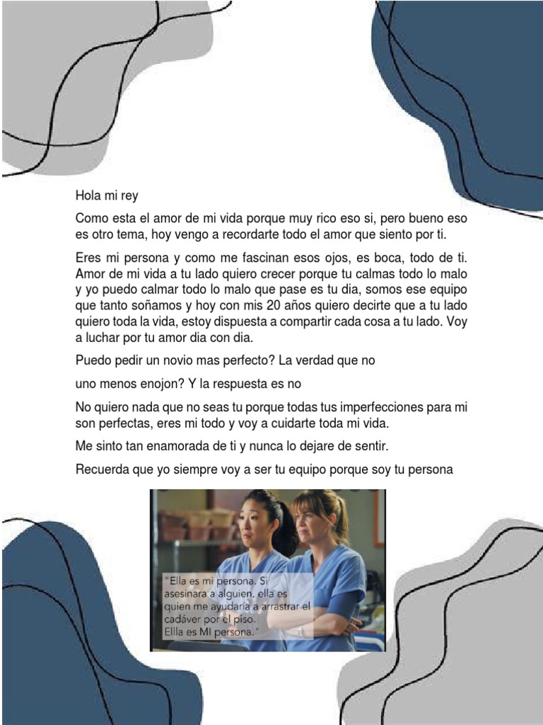 3 Cartas para El Amor de Mi Vida | PDF