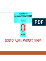 Design of Flexible Pavements in India