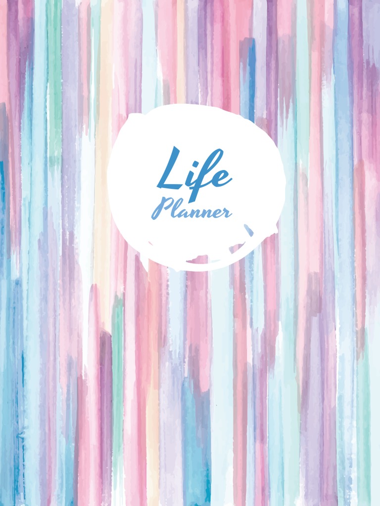 Life Planner Undated Casual Style | PDF