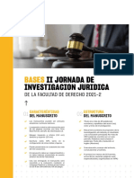 Bases II Jornada de Investigación Jurídica UPN 2021-2