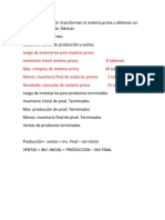 Explicación Estado de Costos de Produccion y Ventas