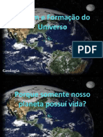 2° Aula - Origem e Formação Do Universo