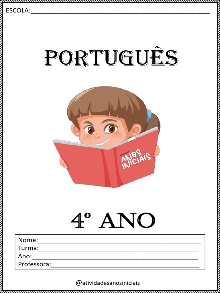 Simulado de Português - 01 - Diversas Habilidades - 4º Ano e 5º Ano