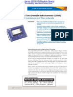 MTS-5100 Optical Time Domain Reflectometer (OTDR) for installation and maintenance of fiber networks