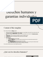 Derechos Humanos y Garantias Individuales