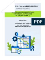 Metodología de Los Siete Pasos para Mejora de Procesos en Avícola La Perla