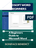 Microsoft Word For Dummies A Beginners Guide To Microsoft Word