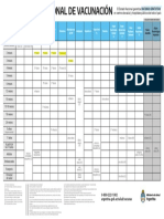 Calendario Nacional Vacunacion 2020