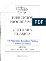 54 Ejercicios Guitarra Clasica