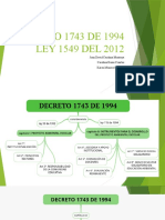Decreto 1743 de 1994