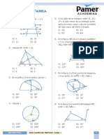 Circunferencia II, proporcionalidad de segmentos y semejanza de triángulos_Tarea