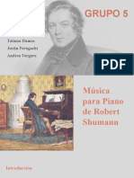 Robert Schumann Musica para Piano - Grupo 5