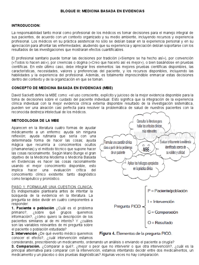 Medicina Basada en Evidencias | PDF | Evidencia basada en medicina ...