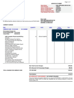 ADP invoice debit details