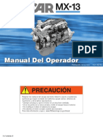 Paccar Mx-13 Operators Manual 2017 - Spanish