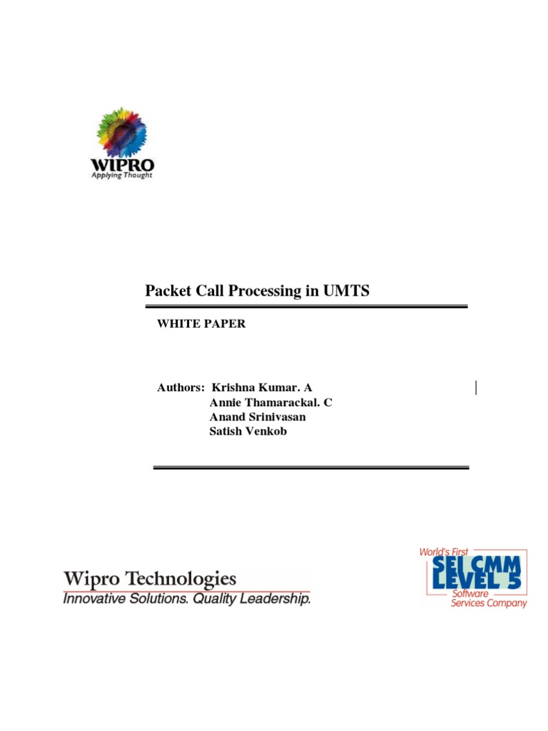 Packet Call Processing in UMTS | PDF | Computer Network | Computer ...