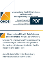 Observational Health Data Sciences and Informatics, Interoperability, and Research