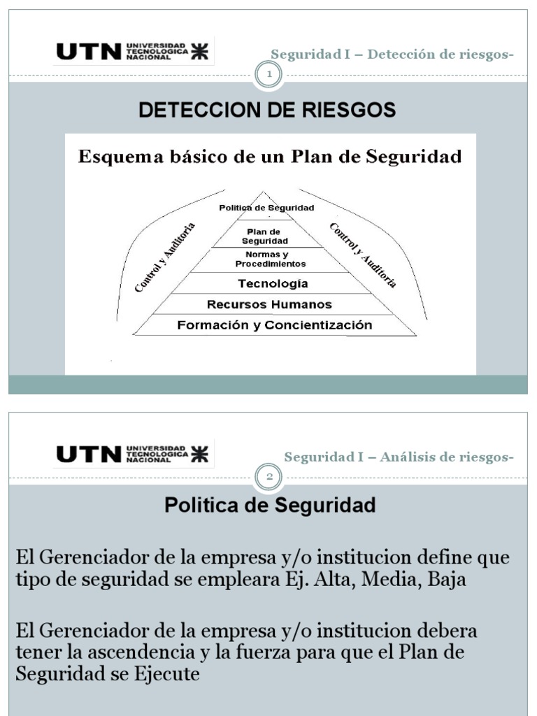 Deteccion de Riesgos | PDF | Valores | Riesgo