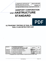 ENG-TE-SPE-6302 (1.2) Ultrasonic Testing of Rail in-track by Rail Flaw Detector Car