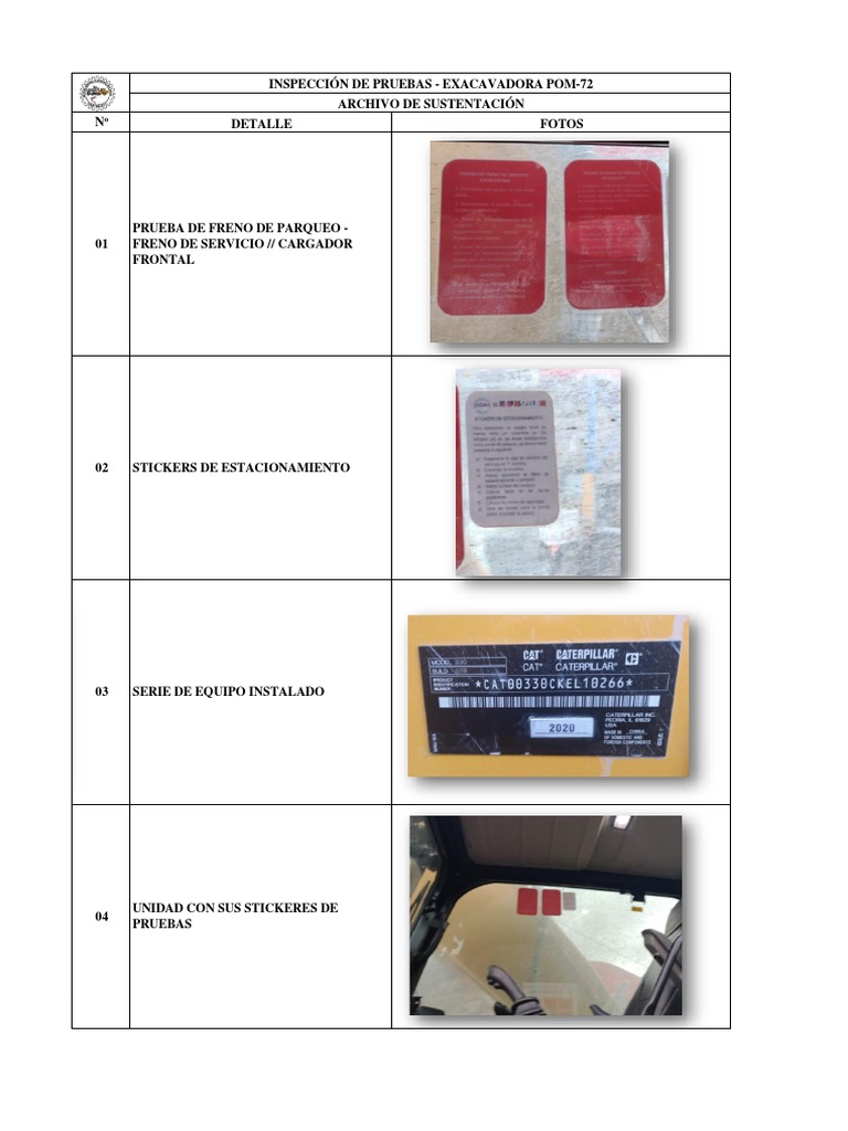 Prueba de Stickers de Estacionamiento | PDF