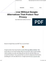 How To Live Without Google Alternatives That Protect Your Privacy