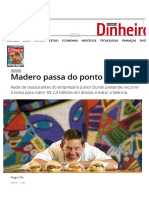 Madero Passa Do Ponto - ISTOÉ DINHEIRO