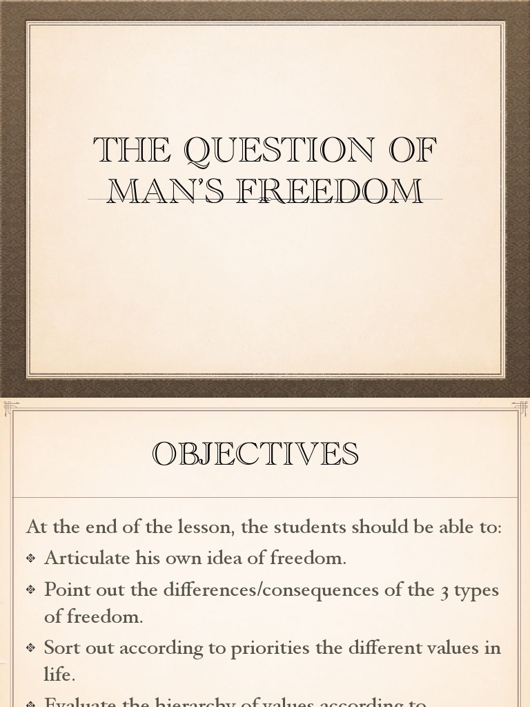 Understanding Types of Freedom | PDF