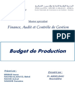 Budget de Production