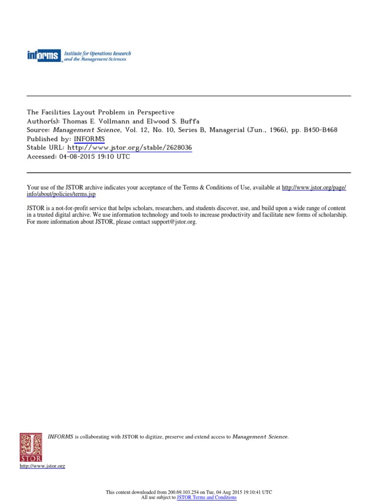 Facility Layout Insights | PDF | Matrix (Mathematics) | Mathematical ...