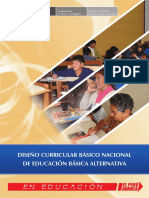 Diseño Curricular Básico Nacional de Educación Básica Alternativa