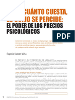 No Es Cuanto Cuesta Es Como Se Percibe El Poder de Los Precios Psicologicos