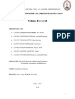 Monografía Sistema Electoral