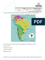 Prova de Geografia - P1 - 4º Ano.