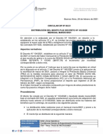Circular DP #05-21 Distribución Del Monto Fijo Decreto #1632-020. Mensual Marzo-2021