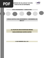 Ética Profesional y Legislación 