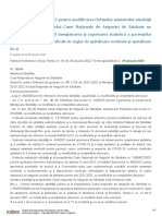 Ministerul Sănătăţii - MS: În Vigoare de La 28 Ianuarie 2022