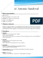 Currículum Vitae-Jose Sandoval ACTUALIZADO