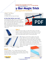Monkey Bar Magic Trick: Making Instructions