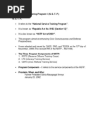 NSTP - Fundamental Concepts