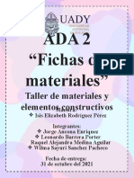 ADA 3 - Fichas de Materiales