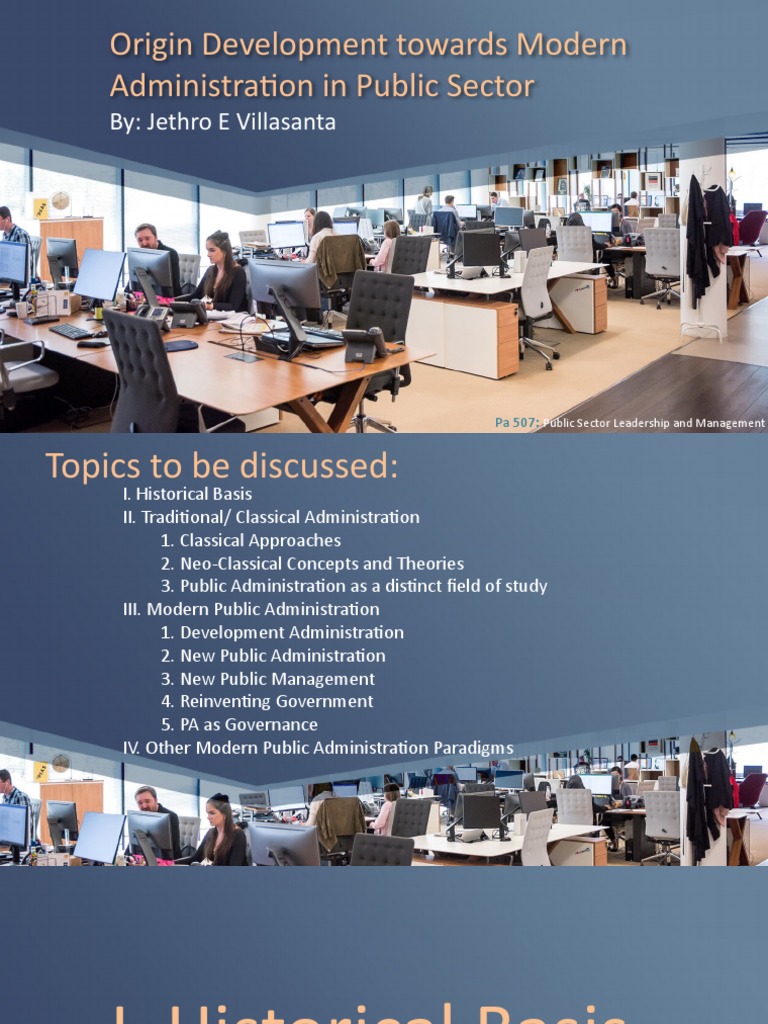 Evolution of Public Administration | PDF | Public Administration ...