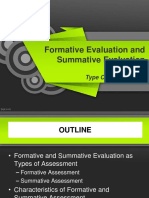 Formative vs Summative Assessment Types