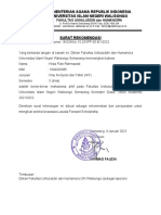 surat rekomendasi hilda