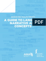 Advancing Health Equity: A Guide To Language, Narrative and Concepts