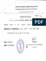 Bonafide Certificate T