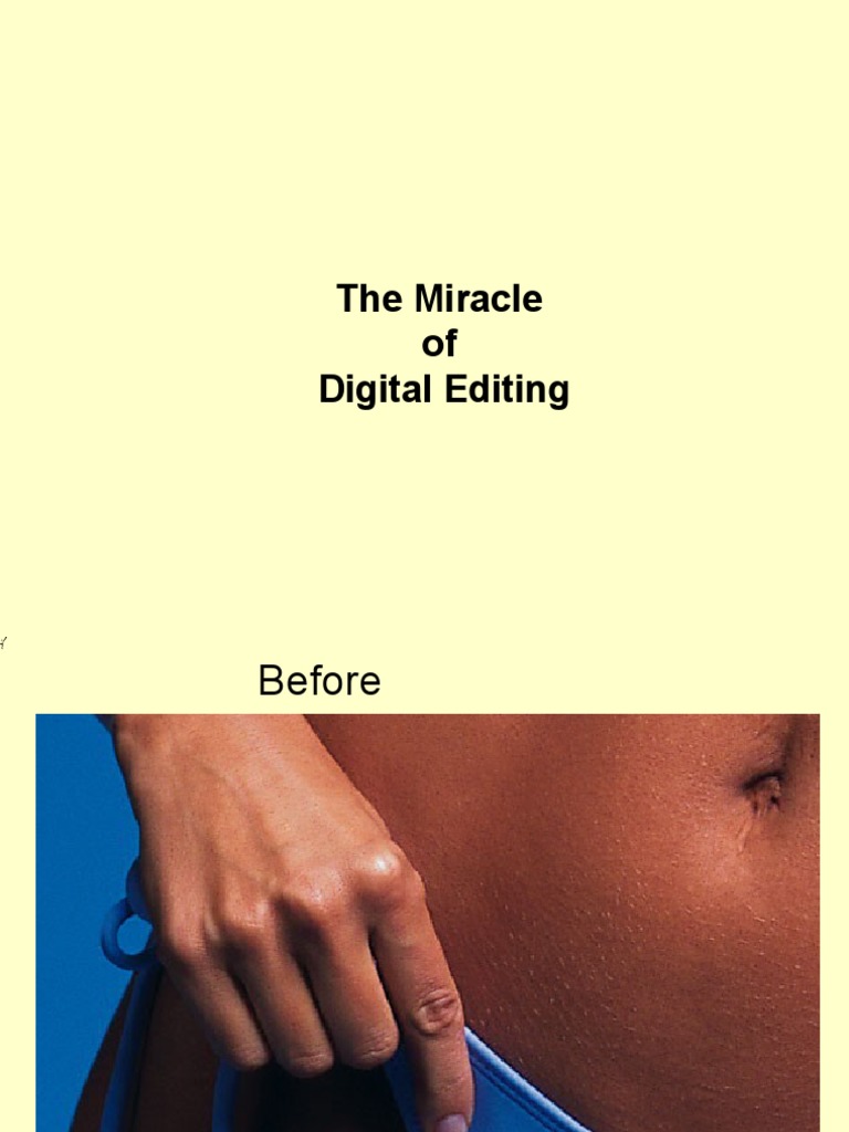 Digital Editing Before and After Examples | PDF